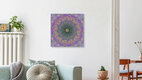 Mockup lila rosa grünes Mandala, Deutschland – Fotokunst von Nadja Jacke als Poster oder Acrylglasbild