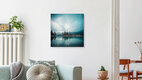 Mockup Lake Eibsee at blue hour, Germany – wall art by Franz Sussbauer as Poster or Acrylic Glass Print
