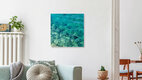 Mockup Abstract Sea, Griechenland – Fotokunst von Courtney Crane als Poster oder Acrylglasbild
