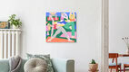 Mockup Wandbild 'Yoga' – Kunst von My Name Is Cépé als Poster oder Acrylglasbild
