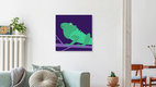 Mockup 'Kids Room Iguana – Illustration for Children' – Wall Art by Pia Kolle as Poster or Acrylic Glass Print