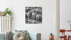 Mockup Elephant butt, Namibia – wall art by Dennis Wehrmann as Poster or Acrylic Glass Print