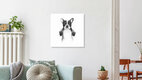 Mockup Wandbild 'Censored dog' – Kunst von Balazs Solti als Poster oder Acrylglasbild