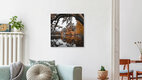 Mockup Blick auf den Apollo Tempel im Nymphenburger Park I, Deutschland – Fotokunst von Franz Sussbauer als Poster oder Acrylglasbild