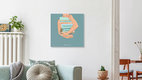 Mockup Wandbild 'You Got This' – Kunst von Giselle Dekel als Poster oder Acrylglasbild