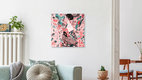 Mockup 'Gustav Klimt: Woman with Fan (pink)' – Wall Art by Art Classics as Poster or Acrylic Glass Print