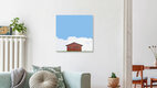 Mockup Cotagge, Germany – wall art by Pascal Krumm as Poster or Acrylic Glass Print