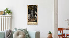 Mockup Wall art featuring a funny illustration: a small ghost in a medieval style.