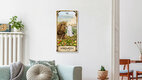 Mockup Wall art by Katherine Blower: cute little ghost in soft colors