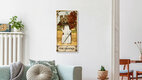 Mockup Funny illustration of a small ghost with a royal aura.