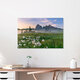 Mockup Achim Thomae, Sonnenaufgang auf der Seiser Alm in Südtirol - Italien, Europa