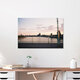 Mockup Photo art by Ben Hammer: Perspective of Cologne skyline in soft analog light