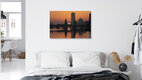 Mockup Photo art by Patrick Noack: golden evening light over Berlin's Oberbaum Bridge