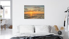 Mockup Sonnenaufgang im Wattenmeer an der Nordsee, Deutschland – Fotokunst von Michael Valjak als Poster oder Acrylglasbild
