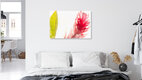 Mockup Ingerwerblüte in Eis 2, Deutschland – Fotokunst von Marc Heiligenstein als Poster oder Acrylglasbild