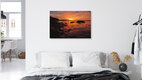 Mockup Abendrot an der Ostsee, Deutschland – Fotokunst von Nadja Jacke als Poster oder Acrylglasbild