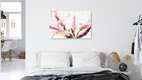 Mockup Nerine in Eis 2, Deutschland – Fotokunst von Marc Heiligenstein als Poster oder Acrylglasbild