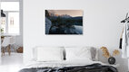 Mockup Photo art by Patrick Noack: gentle alpenglow at Lake Eibsee during sunset.