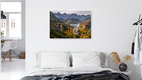 Mockup Goldener Herbst im Allgäu in Bayern, Deutschland – Fotokunst von Achim Thomae als Poster oder Acrylglasbild