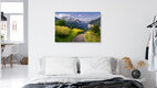 Mockup Sommer im Lauterbrunnental Schweiz, Schweiz – Fotokunst von Achim Thomae als Poster oder Acrylglasbild