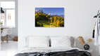 Mockup Bergdorf Wamberg in Oberbayern, Deutschland – Fotokunst von Achim Thomae als Poster oder Acrylglasbild