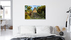 Mockup Balinesischer Tempel im Dschungel, Indonesien – Fotokunst von Miro May als Poster oder Acrylglasbild