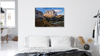 Mockup Herbst in den Dolomiten, Italien – Fotokunst von Achim Thomae als Poster oder Acrylglasbild
