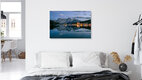 Mockup Sonnenuntergang in den Dolomiten, Italien – Fotokunst von Achim Thomae als Poster oder Acrylglasbild