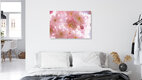 Mockup Kirschblüten Nahaufnahme im Gegenlicht, Deutschland – Fotokunst von Nadja Jacke als Poster oder Acrylglasbild