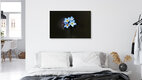 Mockup Forget-me-not, Germany – wall art by Manuela Deigert as Poster or Acrylic Glass Print
