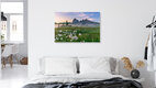 Mockup Achim Thomae, Sonnenaufgang auf der Seiser Alm in Südtirol - Italien, Europa