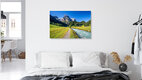 Mockup Fotokunst von Achim Thomae: malerische Gletscherlandschaft in der Schweiz