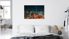 Mockup Photo art by Achim Thomae: panoramic view of the futuristic Dubai skyline