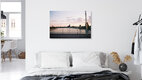 Mockup Fotokunst von Ben Hammer: Perspektive der Kölner Skyline unter analogem Licht