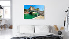 Mockup Photo art by Martin Wasilewski: calm summer day in Venice featuring a picturesque canal.