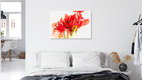 Mockup Photo art by Marc Heiligenstein: Alstroemeria blossoms frozen in ice