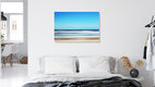 Mockup Photo art featuring a bright turquoise sea with gentle waves