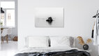 Mockup Photo art by Christian Seidenberg: black and white capture of rocks and water