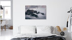 Mockup Photo art by Christian Seidenberg: clouds over the Alps with a calm mood