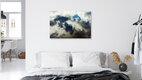 Mockup Photo art by Manuela Deigert: tranquil lake with clouds and soft reflections