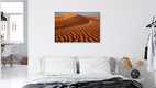 Mockup Photo art by Achim Thomae: gentle sunrise over the Rub al Khali Desert