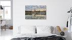 Mockup Photo art by Michael Valjak: view of the Schlachte in Bremen in the morning