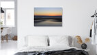 Mockup Photo art: serene seascape with sky and calm water