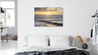 Mockup Photo art by Rolf Schnepp: moody image of a stormy sunset on the coast.