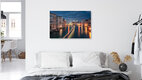Mockup Photo art by Achim Thomae: Venice at blue hour with calm canal reflections