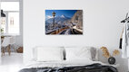 Mockup Winter landscape in Bavaria featuring snow-capped mountains and a calm sky