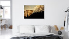Mockup Köhler im Rauch: mystical scene with smoky forests in the Carpathians