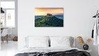 Mockup Photo art by Achim Thomae: Hohenzollern Castle at sunset, calm atmosphere.