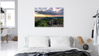 Mockup Photo art by Achim Thomae: Hohenzollern Castle beneath a thunderstorm cloud