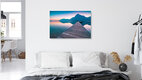 Mockup Photo art by Martin Wasilewski: mountain landscape at Traunstein at dawn